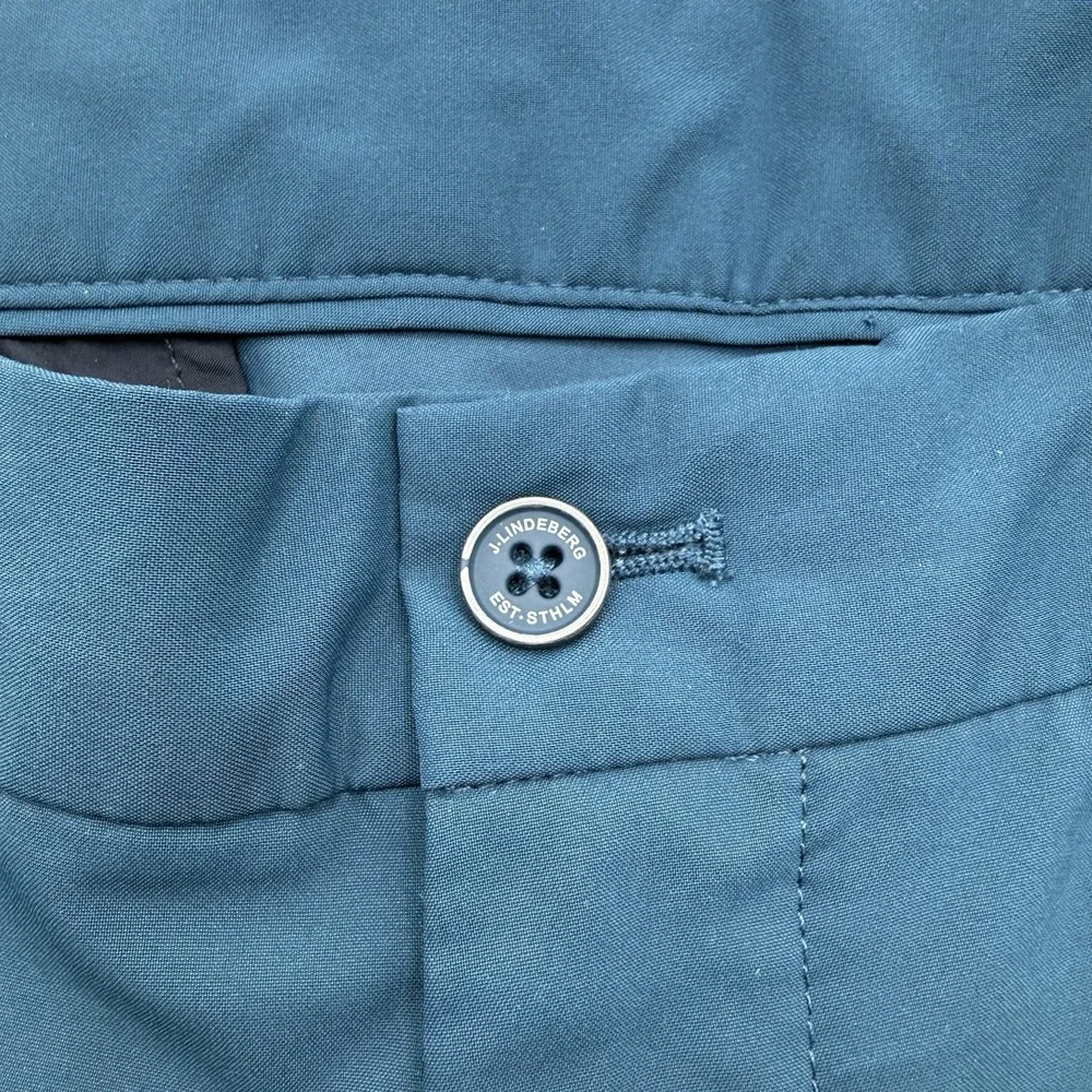 J.‎ Lindeberg Somle Golf Shorts Mens Size 36 Blue 11' Inseam